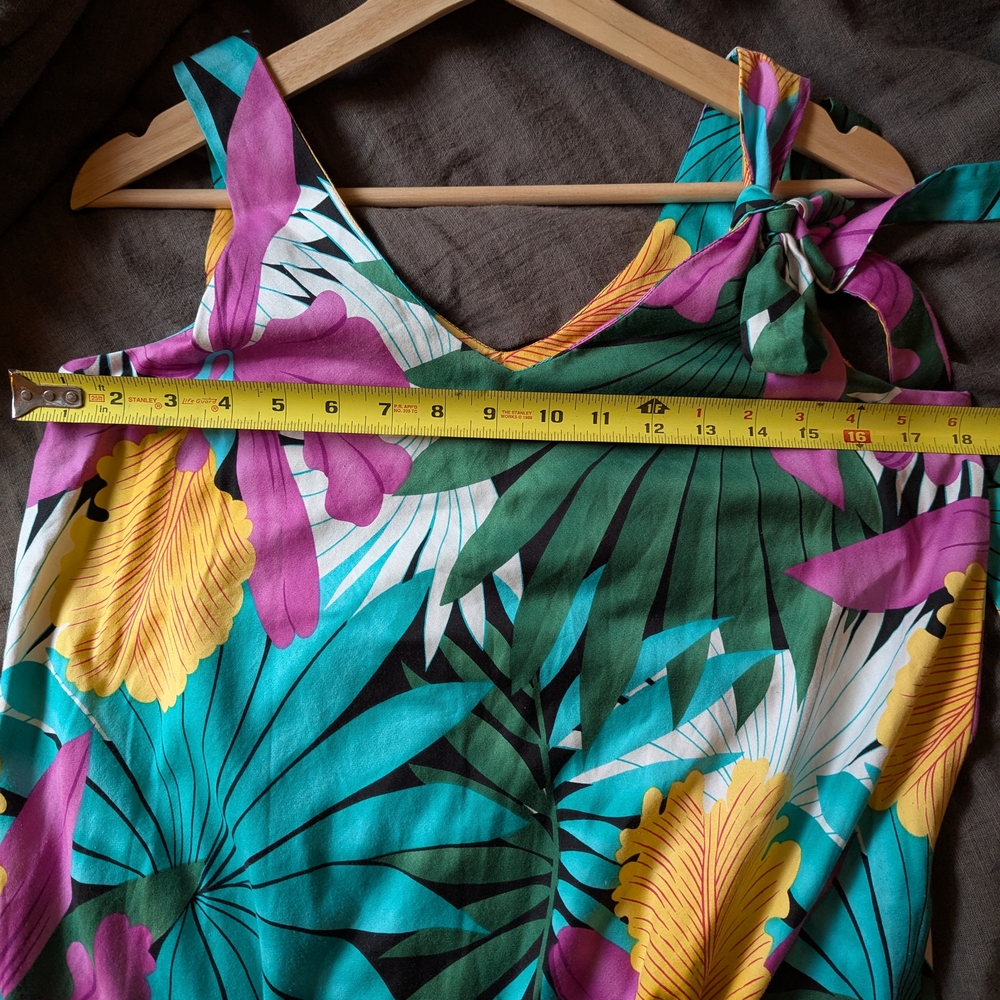 Floral Sleeveless Dress - Multicolor - Picture 4 of 5